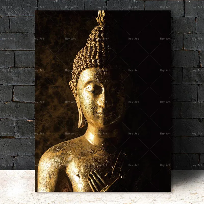 No Frame Abstract Wall Art Picture Poster Prints Buddha Canvas Painting Artwork for Walls Living Room