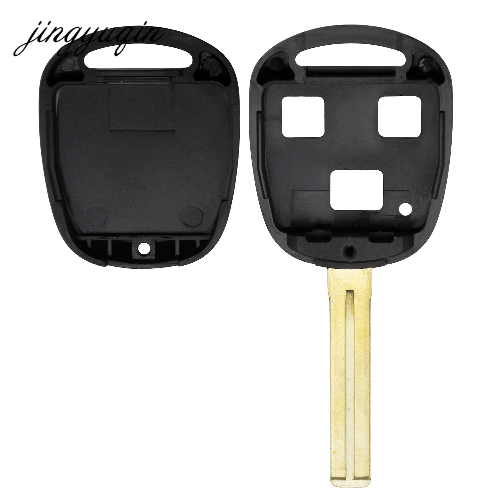 JINGYUQIN 10PCS/LOT 2/3 BUTTONS REMOTE CAR KEY SHELL FOB FOR LEXUS RX300 ES300 KEY CASE REPLACEMENT