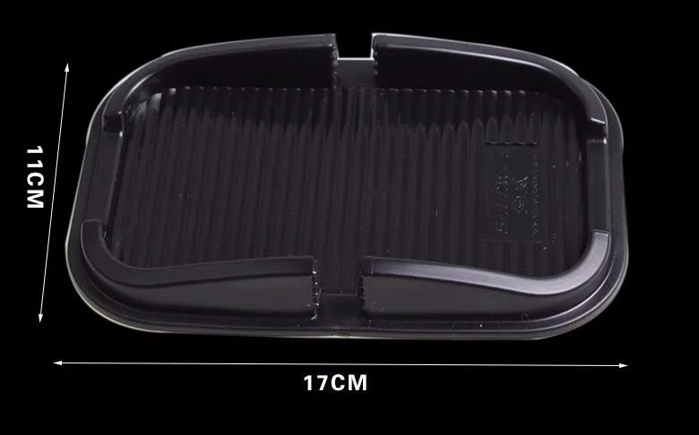 Универсальный 17x11 см мягкий силиконовый автомобильный держатель Противоскользящий коврик подставка-держатель на рабочий стол кронштейн для смартфон, GPS