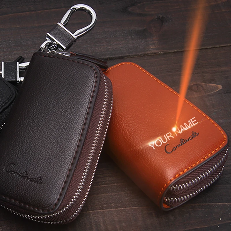 Key Case Key Holder Key Organizer Key Purse Genuine Leather Car Key Holder For Men