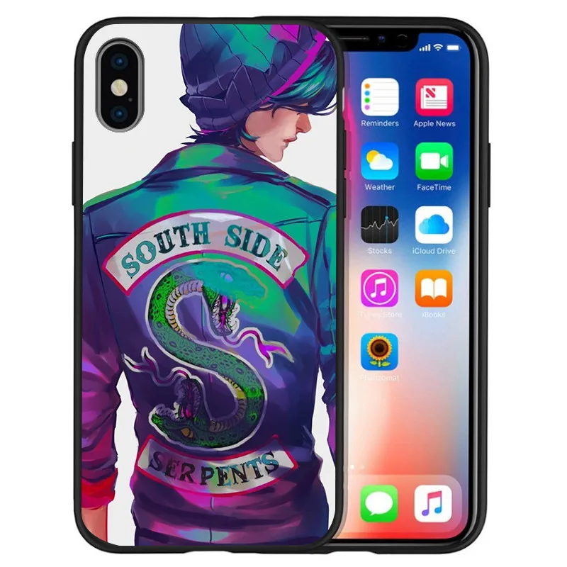 Роскошный Американский ТВ ривердейл Southside для iPhone X XR XS Max 5 5S SE 6 6S 7 8 Plus чехол для телефона Funda Coque Etui capa