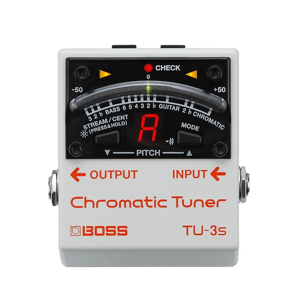 Boss TU-3 Chromatic Tuner Pedal With Bypass Bundle W/2x