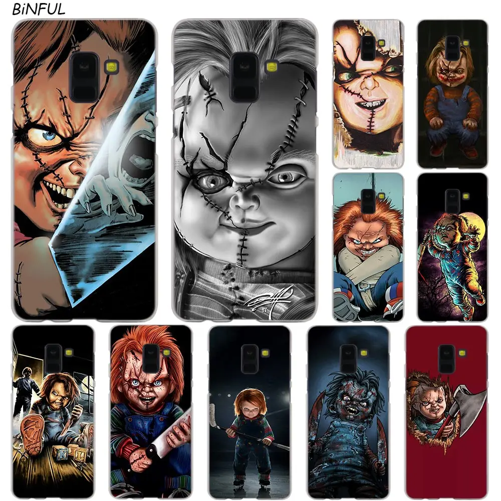 

Charles Lee Ray Chucky Doll Hot Transparent Case for Samsung Galaxy A3 A5 A9 A7 A6 A8 Plus 2018 2017 2016 Star A6S Note9 8 Cover