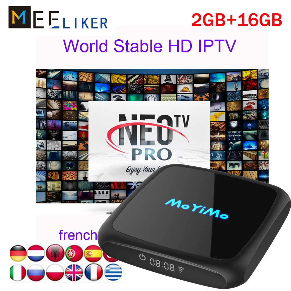 

new tv box android 8.1 2GB Belgium IPTV Europe Decoder S905W NEOTV pro App For NEO TV European Arab France Benelux Arabic Kids