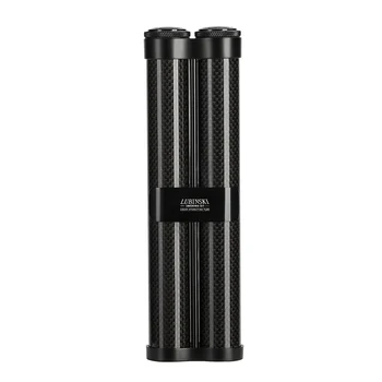 

LUBINSKI Cigar Jar Tube for 2 Cigar Fingers Holders Humidor Cigar Moisturizing Case , Packed By Nice Gift Box