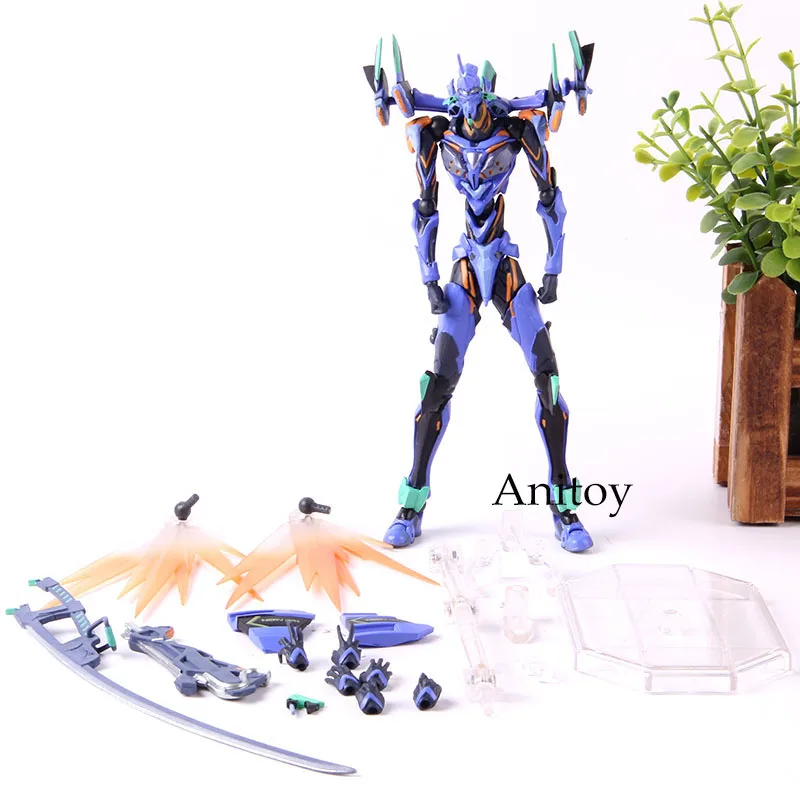 Аниме Revoltech Yamaguchi Evangelion Evolution EVA 01 Final модель Фигурка Евангелион ПВХ Коллекционная модель игрушки