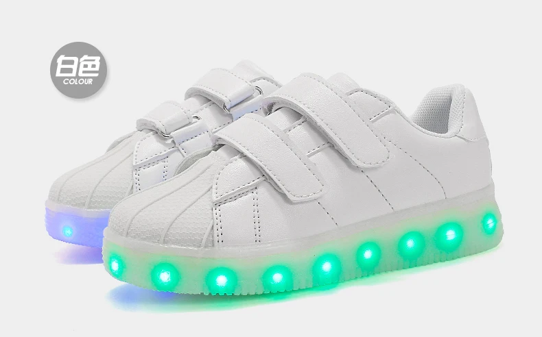 2017 новая USB перезаряжаемая светодио дный детская обувь со светом, мальчики девочки суперзвезда обувь wo мужчины, мужская мода Light Up туфли со