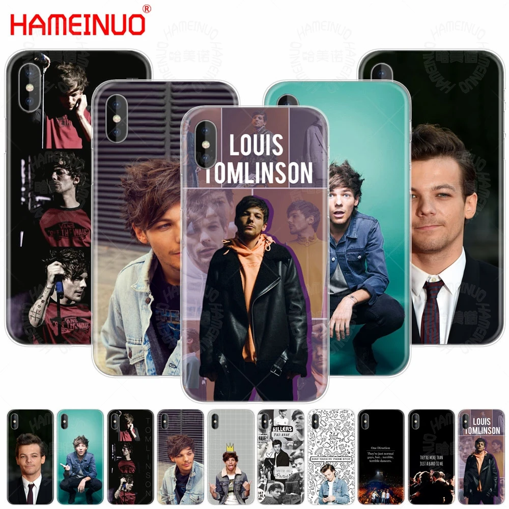 HAMEINUO One Direction 1d Louis Tomlinson cell phone Cover case for iphone X 8 7 6 4 4s 5 5s SE 5c 6s plus