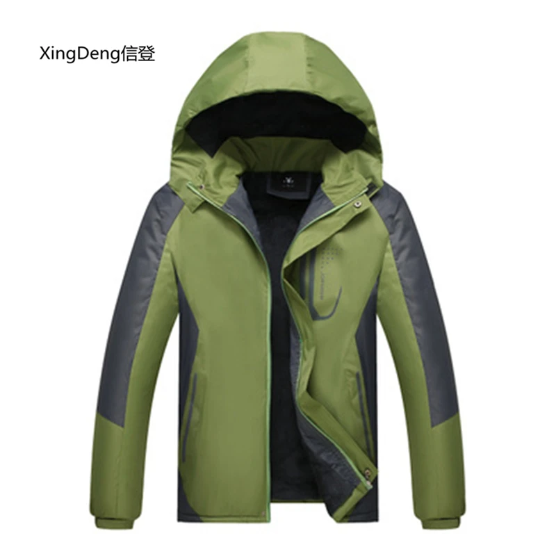 Новая мужская зимняя водонепроницаемая куртка XingDeng 2018 теплое пальто модные