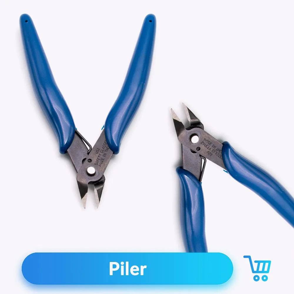 

Volcanee 20pcs Piler DIY Tool Coil Kit Cutter Heating Coiling Wire Tool for Vape RTA RDA RDTA Tank Atomizer Electronic Cigarette