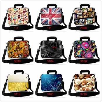 

Neoprene Laptop Sleeve 15.6 Computer Messenger Bag 10 11.6 13.3 14 15.4 17.3 inch Shoulder Laptop Bag Handle PC Protective Case