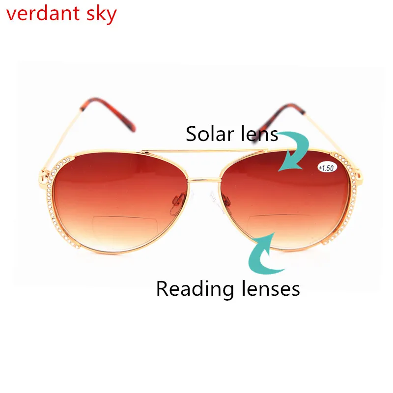Fashion women read Sunglasses Multifocal glasses Transition Sunglasses Reading Glasses Men