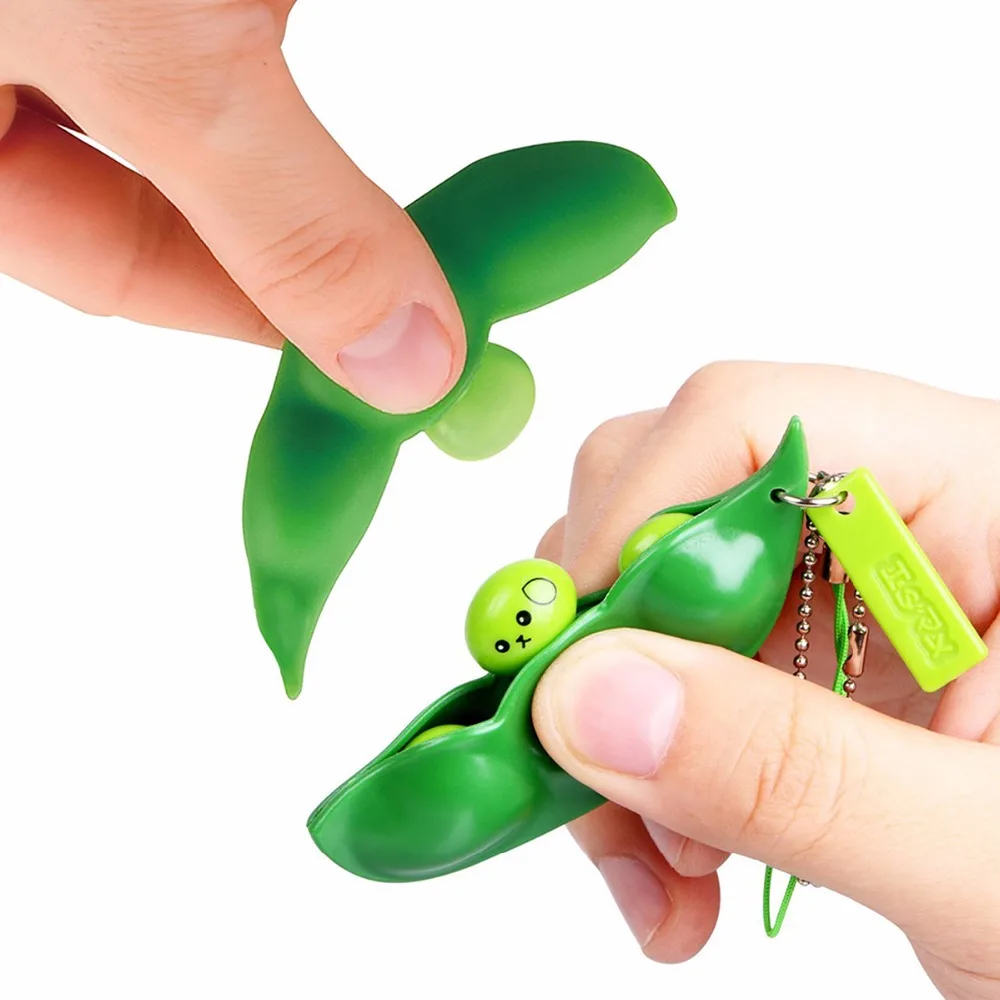 Nosii Squeeze зеленая соя игрушка различные эмодзи бобы ключ висит интимные аксессуары Забавный Декор инструмент