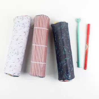 

1pcs 41304 Qing Wei Fang Stationery wholesale new rice ball king cylinder pencil case pencil case stationery bag