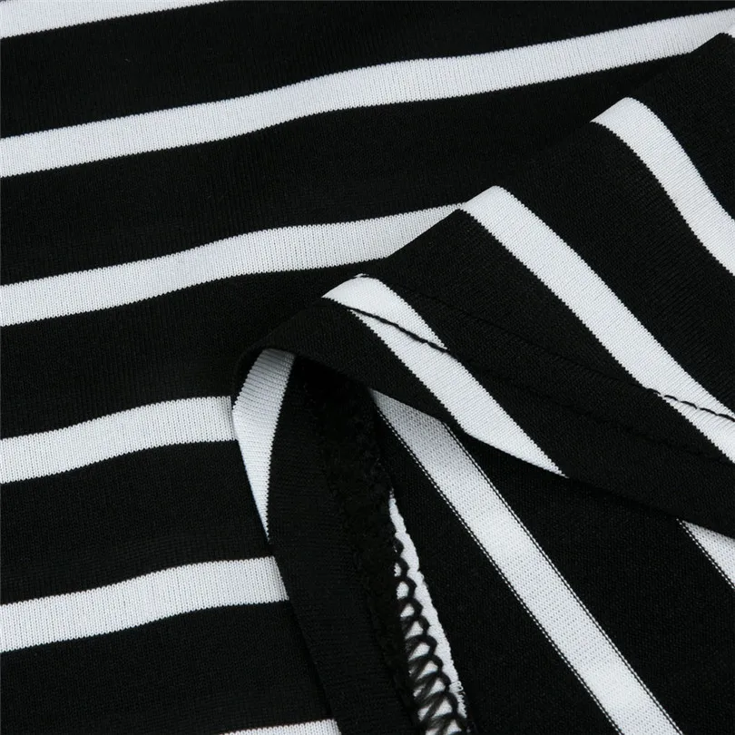 2019 new Fashion Womens Pregnants O-Neck Stripe Short Sleeve Nursing Maternity Dress brief design #4m29 (19)