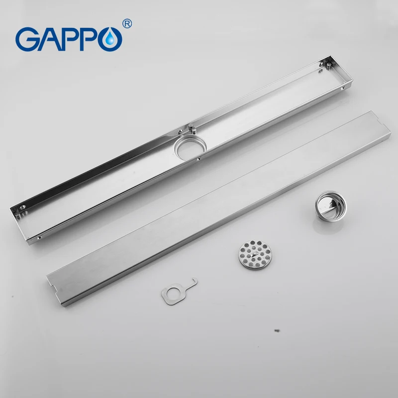 GAPPO Drains stainless steel bathroom shower floor cover drainers bath Floor Drains anti-odor Square shower room                