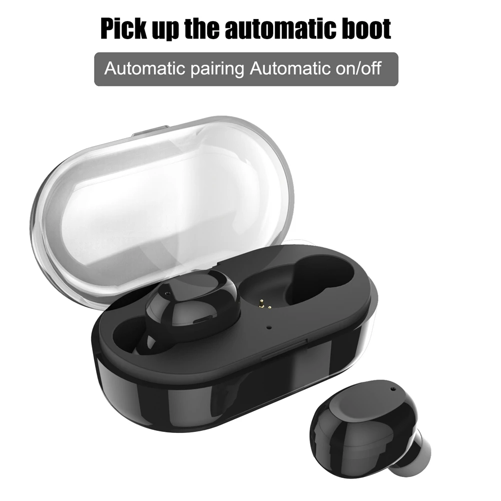 

TWS V5.0 Wireless Headphones Bluetooth Earphone IPX7 Waterproof Touch Control HiFi Headset With Microphone For iPhone Android