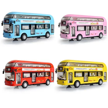 

Alloy Model Bus Alloy Diecasts Toy Vehicles Pull Back With Flashing Musical Simulation Tourist Bus Model Toy Dropshipping 024