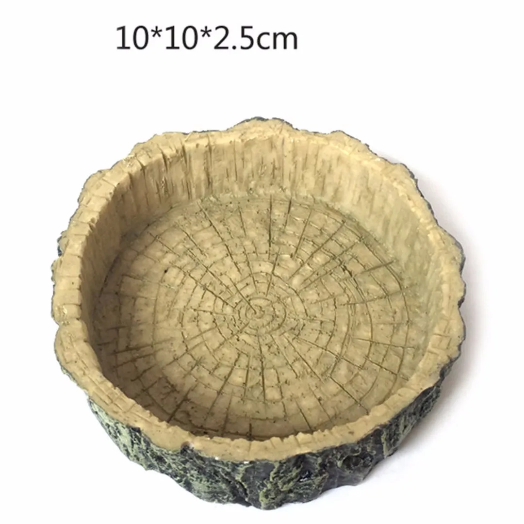 1 x Reptile Food Water Dish Bowl Feeder Tortoise Lizard Turtle Amphibian Feeding Pot