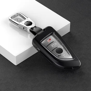 

Car Key Case Cover For BMW 1 5 7 6 Series X1 X3 X5 X4 X6 M5 New 2 Series F15 F16 E53 E70 E39 F10 F30 G30 key Shell Protector