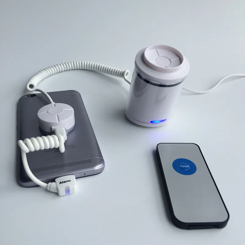 

smartphone cell mobile anti lost security display holder stand alarm and charging and remote control