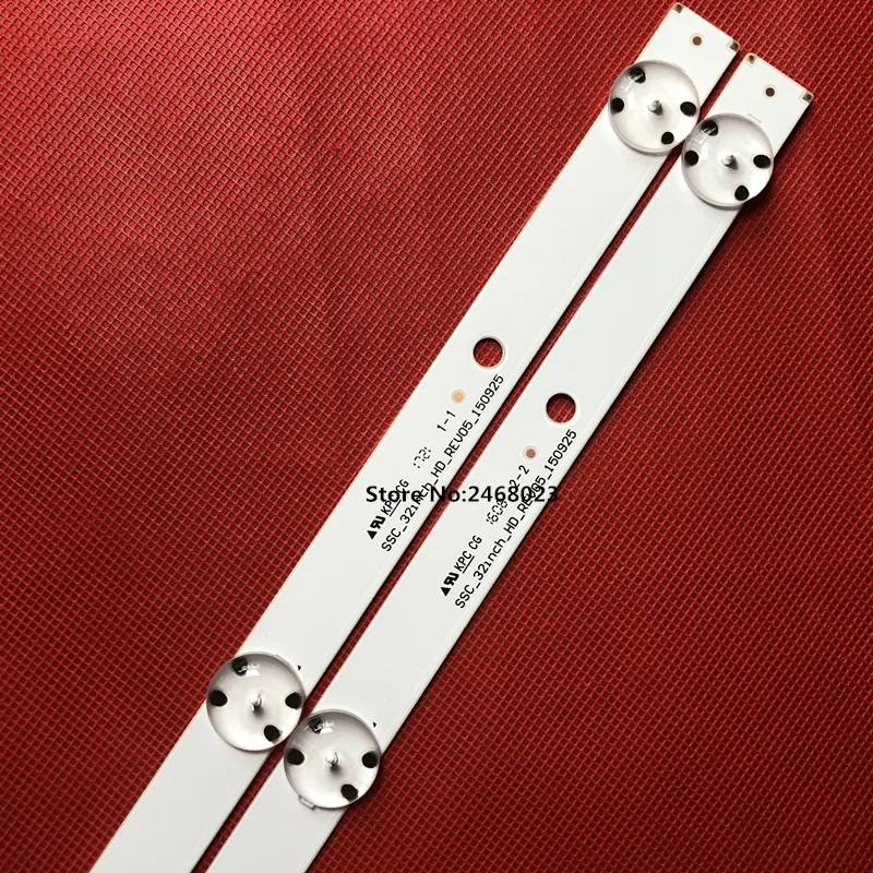 New-Kit-2pcs-5LEDs-590mm-LED-strip-for-LG-TV-32LH510B-32LH51-HD-S-SSC-32INCH