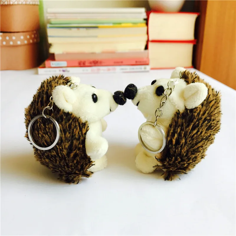 

IVYYE 10CM Hedgehog Anime Stuffed Plush Dolls chain Pendant Fluffy Ornament Dolls Keychain Cartoon Soft Toys Cute Gifts New