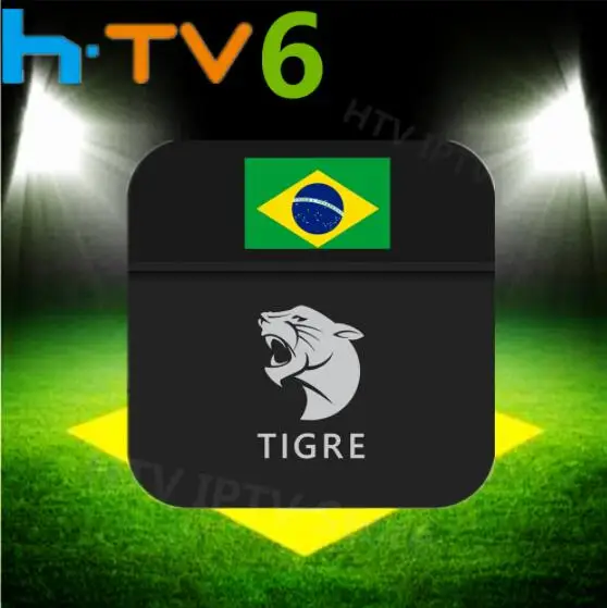 H tv 5 tigre BOX Portugal бразильский ТВ Live H. tv 6 португальский HD Filmes по требованию ТВ brasileiros потоковый плеер - Цвет: tigre brand