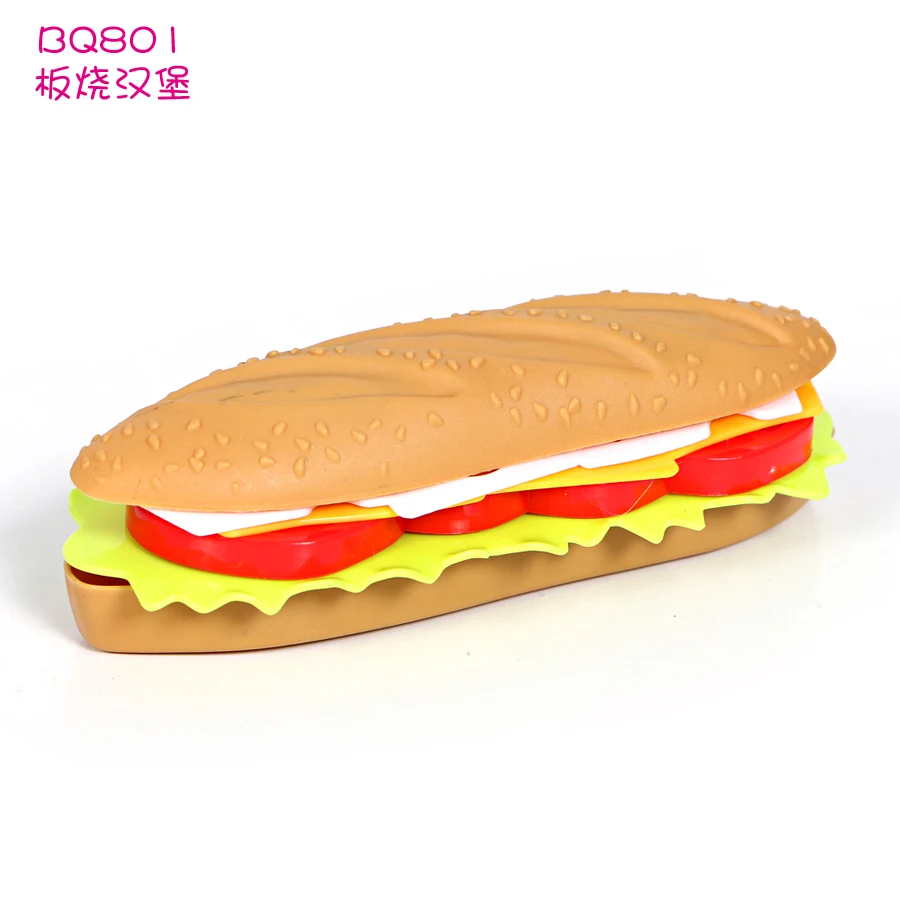 pain frites hamburger artificiel jouets éducatifs pour enfants jouets de cuisine Mgichoom Ensemble de jouets de simulation de nourriture rapide garçons et filles