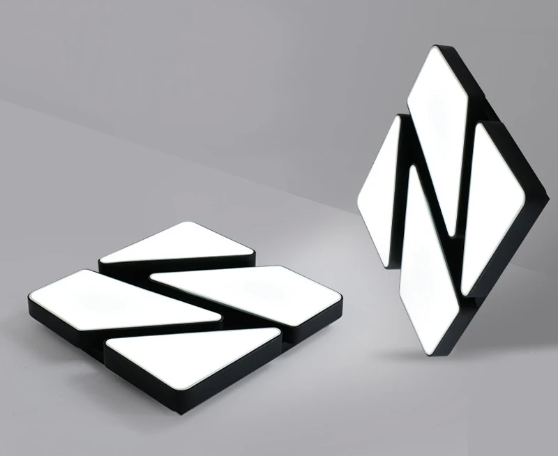 Horsten Modern Creative Acrylic LED Ceiling Lights For Living Room Bedroom Minimalist Black White Ceiling Lamp LED Home Lighting (3)