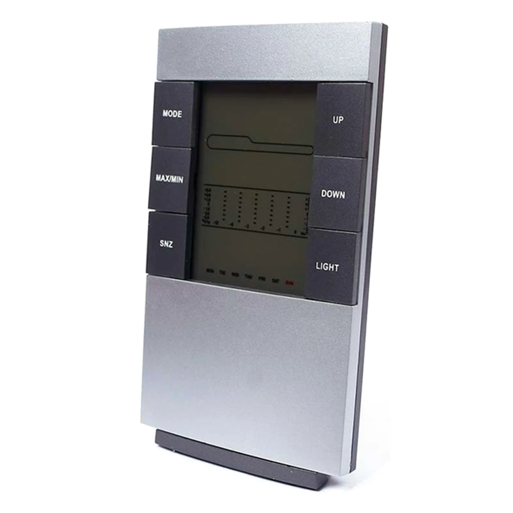 Multi Functional ! Indoor Electronic LCD Digital Clock Hygrometer