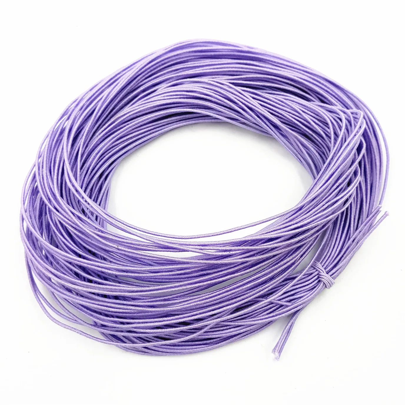 Горячая DIY 13 цветов бисер шнур для браслет на эластичной веревке ядро стрейч резиновая линия ювелирных изделий - Цвет: Lilac colour