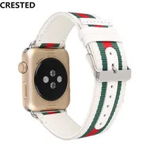 For Apple Watch 4 band 40mm/44mm leather iwatch series 3 2 1 38mm/42mm wrist bracelet watchband belt