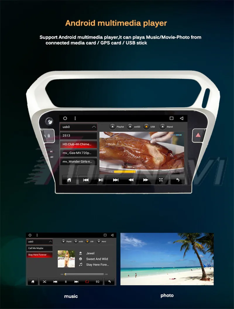Clearance Autoradio 10.1" Android 8.1 Octa Core Car GPS Navigation For Peugeot 301 2014 Stereo Auto Radio Multimedia Audio NO DVD 2 din 13