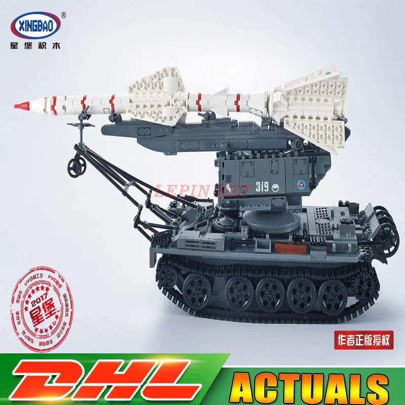 

Xingbao 06003 1623Pcs Military Series Building Blocks The SA-2 Guideline Set Bricks Children Educational Toys Model Gifts