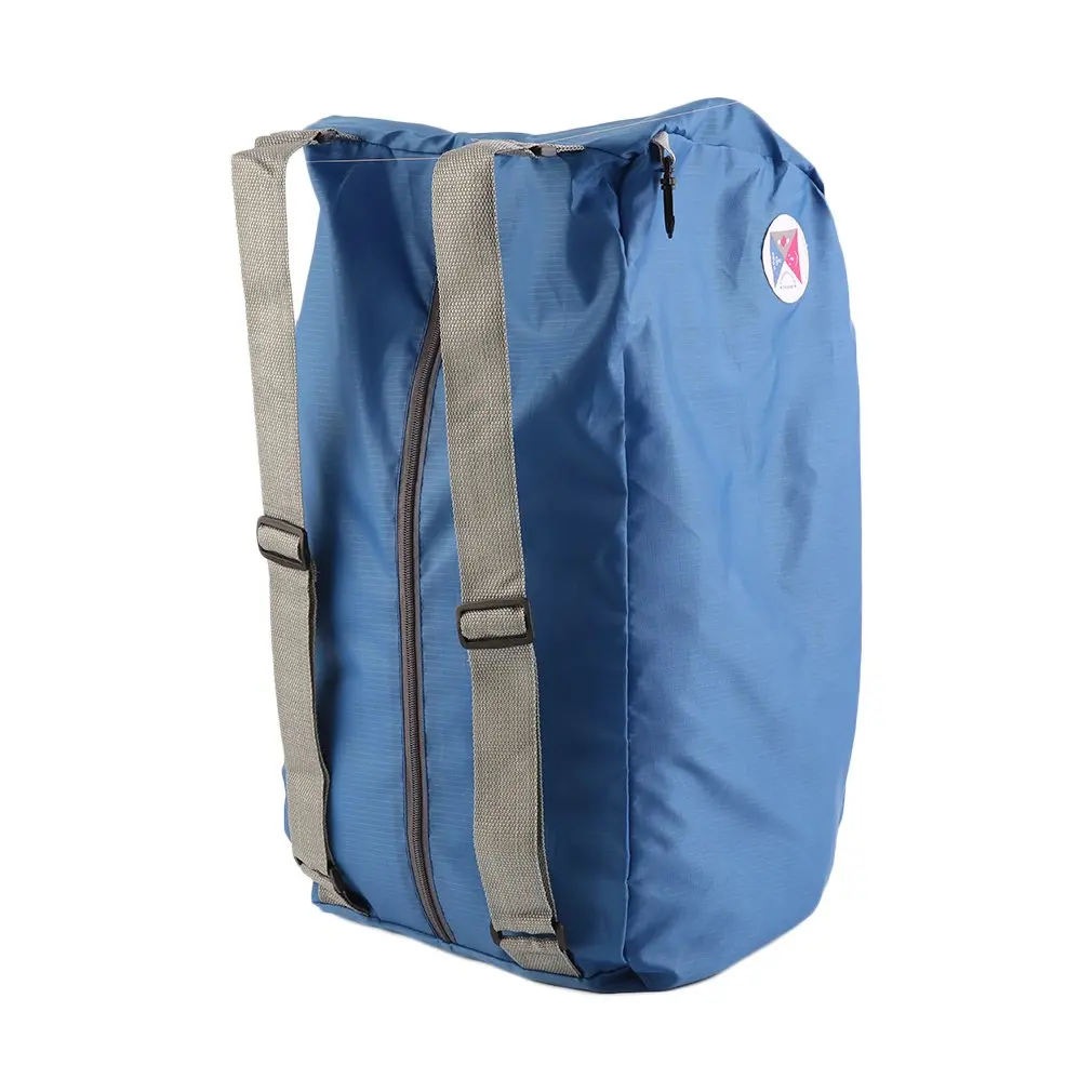 Складные однотонные спортивные рюкзаки на молнии для мужчин и женщин, сумка на плечо, складные дорожные сумки на ремне для покупок, путешествий, рюкзак, сумка