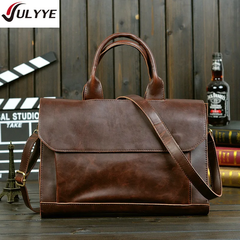 

YULYYE New High Quality Fashion Business Men Bags Laptop Tote Briefcases Crossbody Bags Shoulder Handbag Men's Messenger Bag