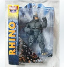 Genuine boxed Marvel select DST comic character who may be moving even rhino model robot action figure adventure toy child gift