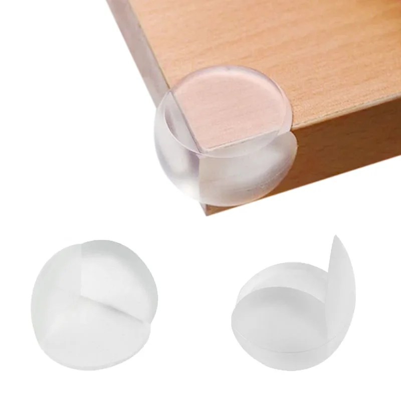 100pcs/lot Baby Safety Silicone Protector Table Corner Edge Protection