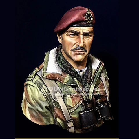 

DIY 1/10 BUST Resin Figure Model Kit Character Model Red Devils Anam X96