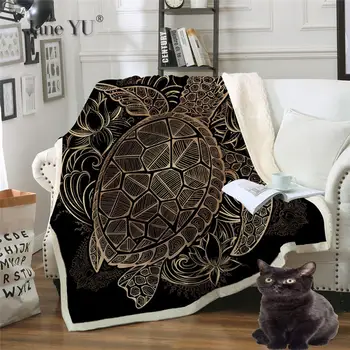 

Warm Double-layer Thickened Blanket Printed Lamb Fleece Blanket Sofa Cover Blanket Customized For Blanket