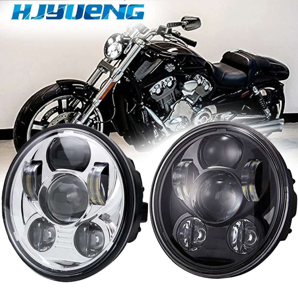 Для Harley 5 3/4 &quotМотоцикл черный проектор 2018 новые аксессуары для мотоциклов 3/4&quot