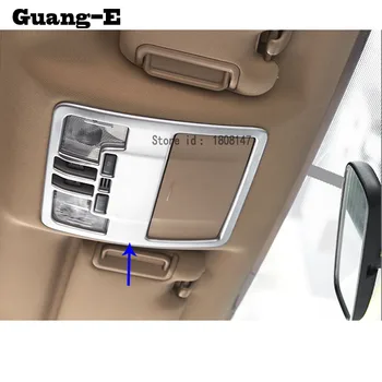 

Car Styling Cover Detector Stick Chrome ABS Front Read Reading Light Switch Lamp Frame Trim For Toyota Highlander 2015 2016 2017