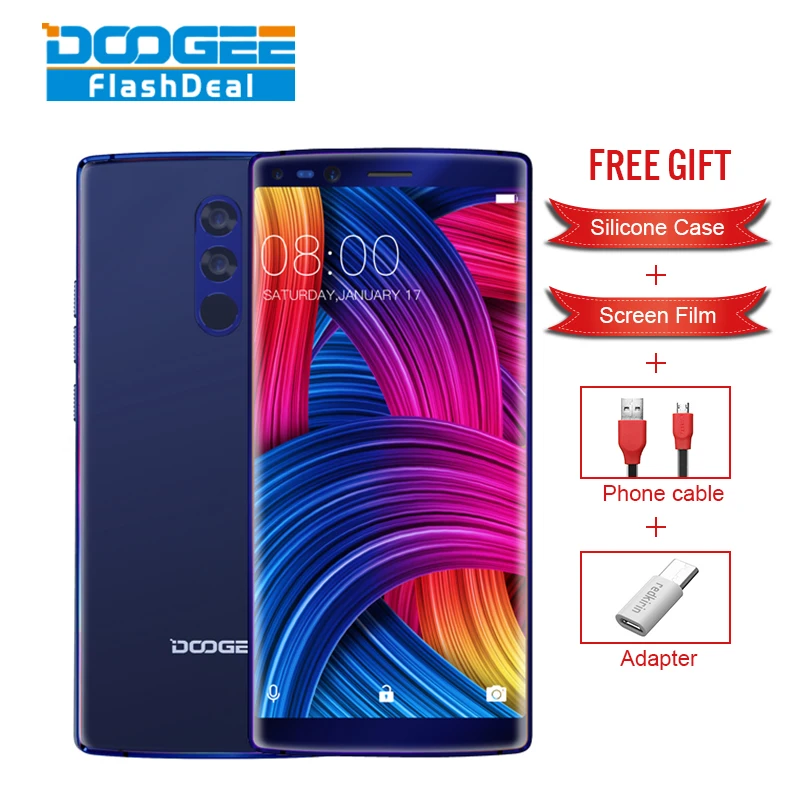 Original DOOGEE MIX 2 font b Smartphone b font 5 99 Inch Face Unlock 6GB RAM