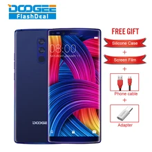 Original DOOGEE MIX 2 Smartphone 5.99 Inch Face Unlock 6GB RAM 128GB ROM Helio P25 Octa-Core 4G Mobile Phone Camera 16+13MP