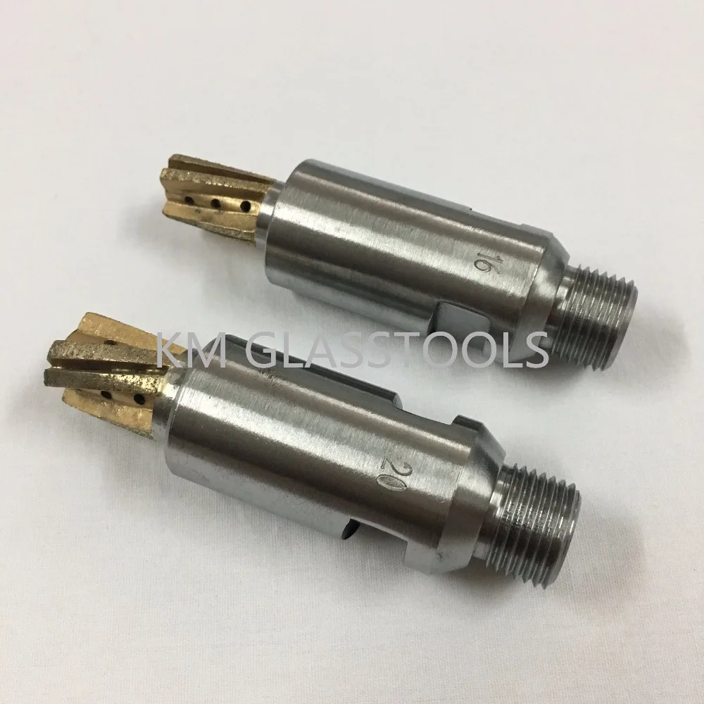 

KM Brand High Quality! Milling cutter (CNC Tools)Diameter:16x6mm,20x6mm for Glass Milling Machine.Total length 105mm.D8-SS4