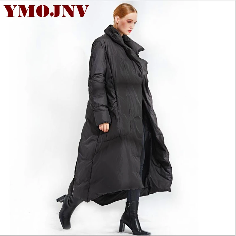YMOJNV модная новая коллекция зимнее пальто для женщин X long пуховая Парка женская