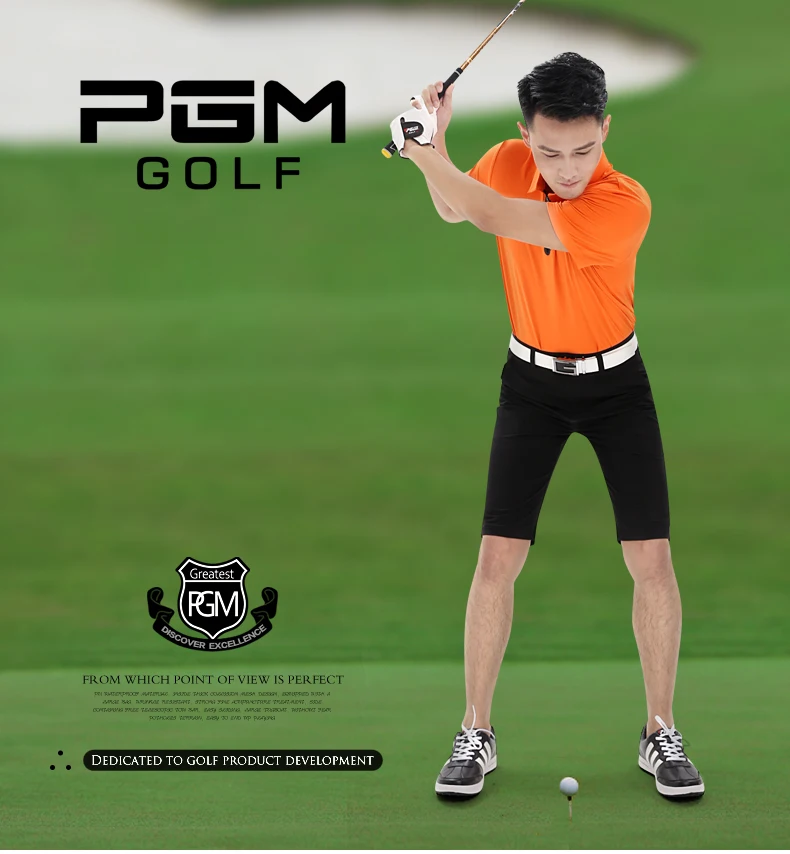 PGM новые кожаные мужские перчатки из овчины, пара левые и правые перчатки для гольфа, спортивные мягкие дышащие перчатки аксессуары белого цвета