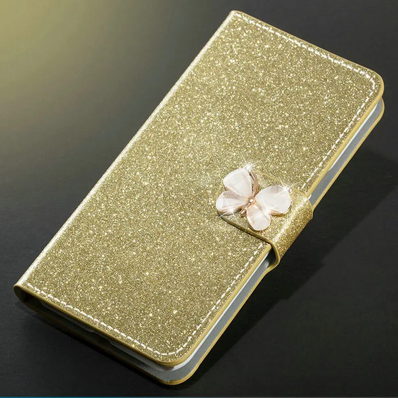 ZOKTEEC защитный чехол для Lenovo A2010 роскошный блестящий кожаный телефона с бабочкой