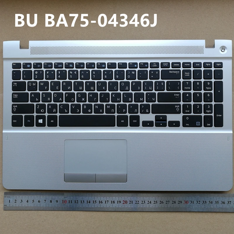 

Bulgaria layout new laptop keyboard with touchpad palmrest for Samsung 370R5V 450R5V 510R5E 470R5E BU BA75-04346J